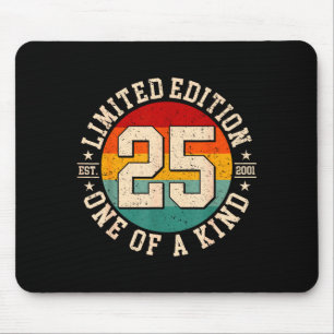 25 Jahre alte limitierte Auflage 2001 25. Mousepad