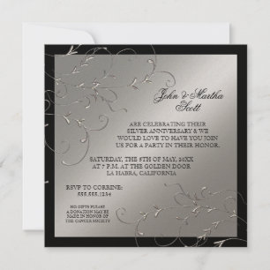 25 Jahre feiern, Einladung zum 25-jährigen Jubiläu