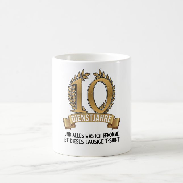 25 Jahre Firmenjubiläum Kaffeetasse (Mittel)