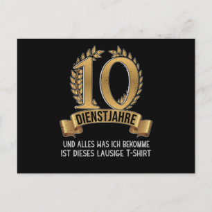 25 Jahre Firmenjubiläum Postkarte