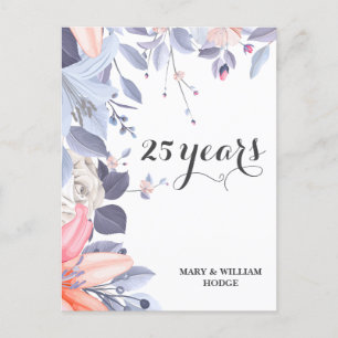 "25 Jahre für immer: Ein Jubiläum, an den man sich Postkarte