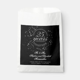 25 Jahre gemeinsam - Party zum Hochzeitstag Geschenktütchen