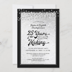 25. JAHRE IM MAKING Confetti Einladung