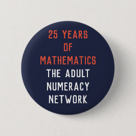 25 Jahre Mathematik: Ankündigungs-Knopf Button