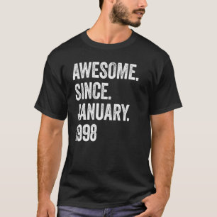 25 Jahre Phantastisch seit Januar 1998 25. Geburts T-Shirt