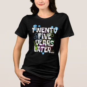 25 Jahre später, lustige 25. Geburtstagsparty Tri-Blend Shirt