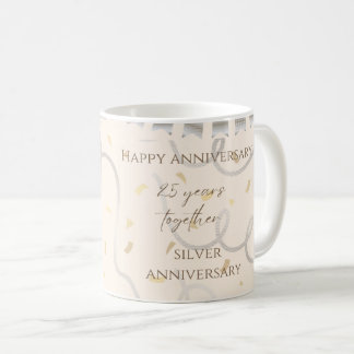 25 Jahre Zusammen Mug Kaffeetasse
