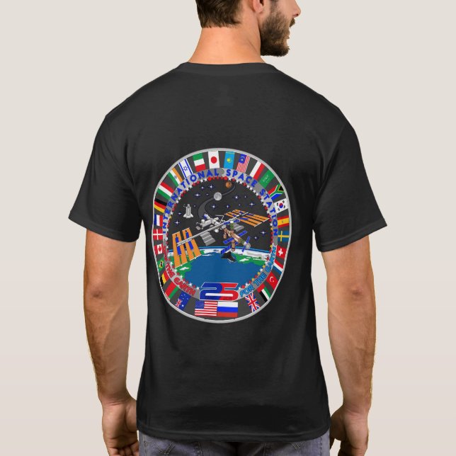 25. Jahrestag der ISS T-Shirt (Rückseite)