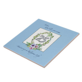 25. Jahrestag der Katholischen Nun, Tod und Silber Fliese