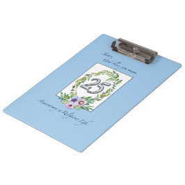 25. Jahrestag der Katholischen Nun, Tod und Silber Klemmbrett