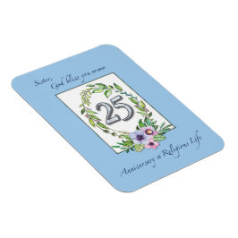 25. Jahrestag der Katholischen Nun, Tod und Silber Magnet