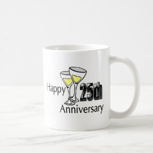 25. Jahrestag Kaffeetasse