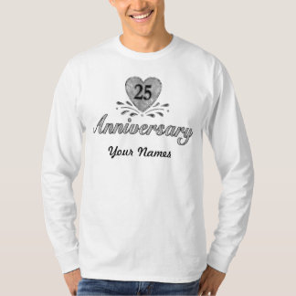 25. Jahrestag - Silber T-Shirt