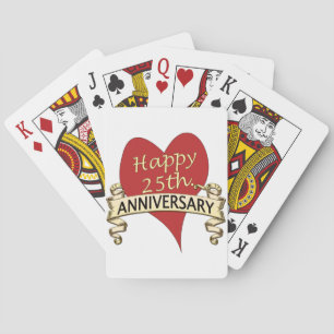 25. Jahrestag Spielkarten
