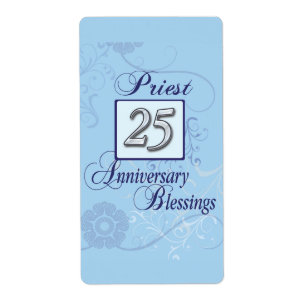 25. Jahrestags-silberne Zahl auf Blau