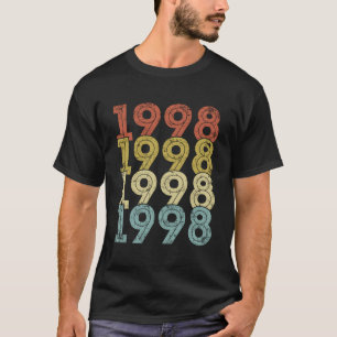 25-jähriger Geburtstag Vintag 1998 25. Geburtstag T-Shirt