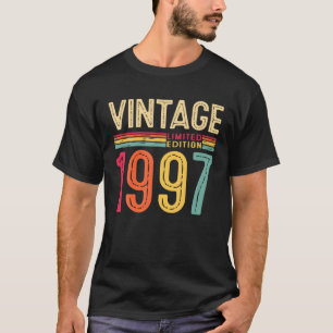 25-jähriges T-Shirt Vintag 1997 Limited Edition 25