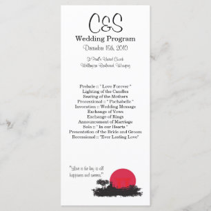 25 japanische Hochzeitsprogramme Programm