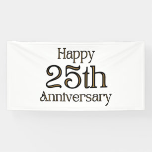 25. Jubiläum 4x8 Vinyl Banner