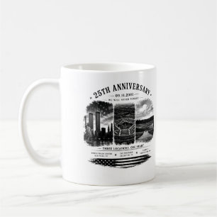 25. Jubiläum/ NIE VERGESSEN Kaffeetasse