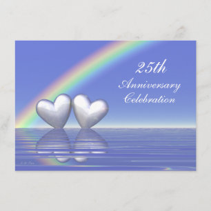 25. Jubiläum Silberherzen Einladung