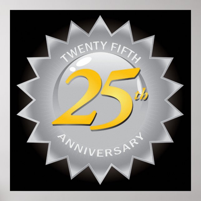 25. Jubiläum Silver Siegel Poster (Vorne)