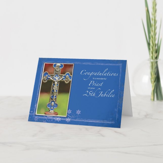 25. Jubilee Priester Cross Karte (Vorderseite)