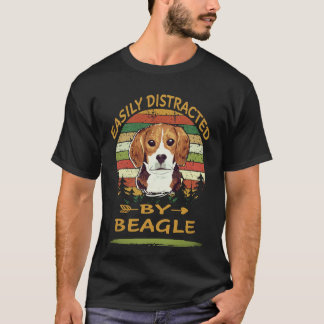 25 Leicht Ablenkbar Durch Beagle T-Shirt