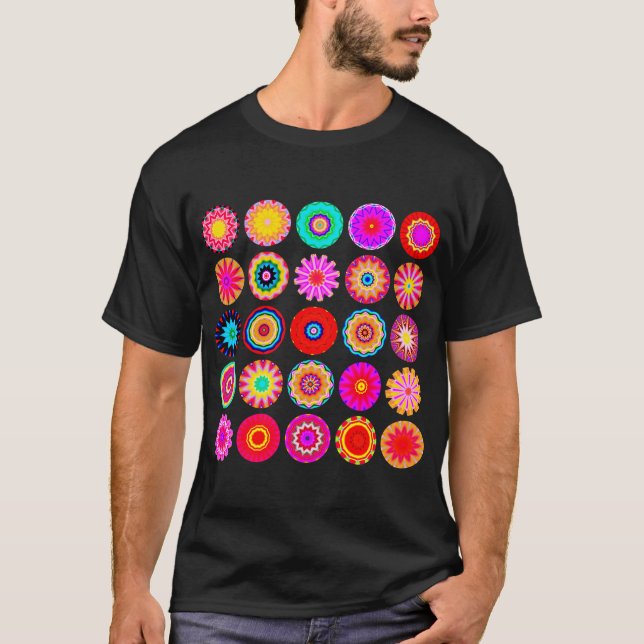 25 Mandalas II T-Shirt (Vorderseite)