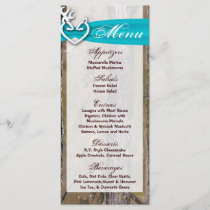 25 Menü Cards Jagd Hirsch Doe Buck Camouflage Menükarte