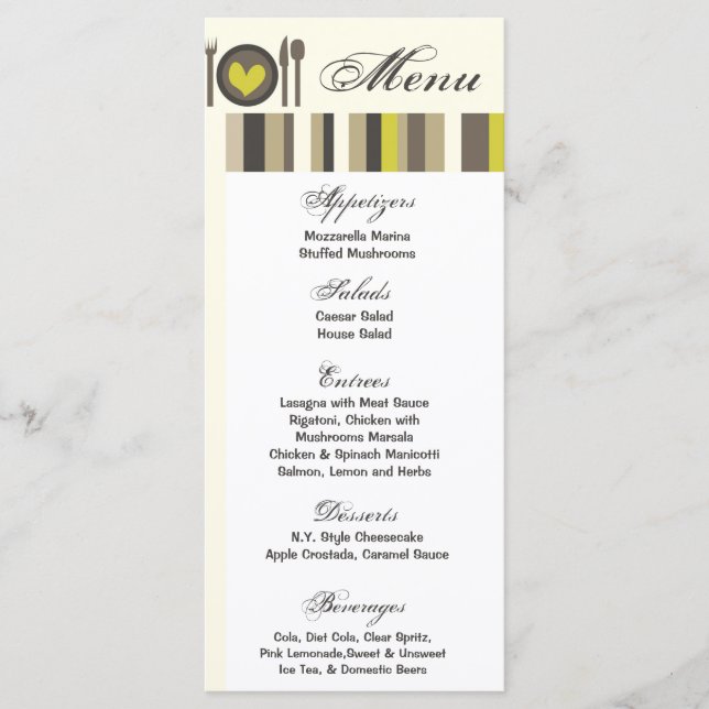 25 Menükarten Hochzeiten China Abendessen Teller B (Vorderseite)