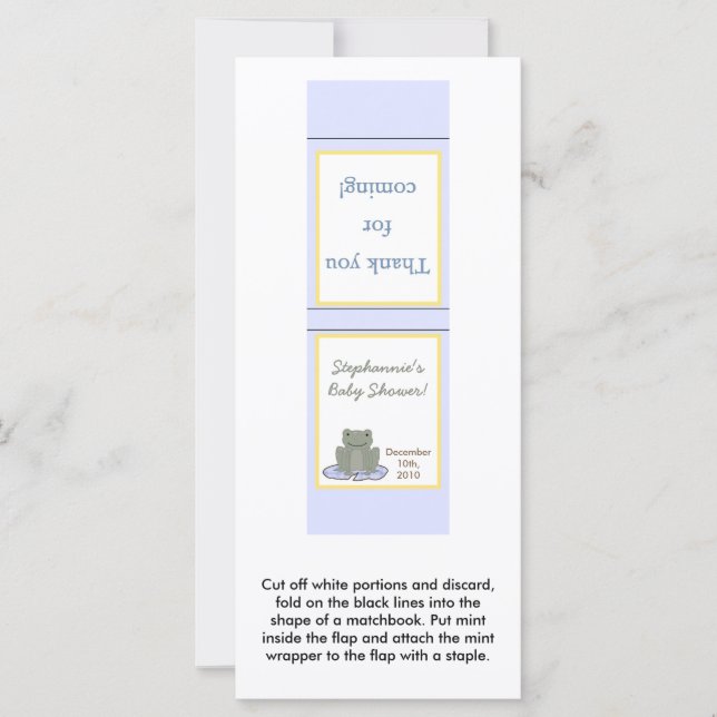 25 Mint Matchbooks Leap Frosch Schildkrötendragonf (Vorderseite)