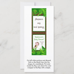 25 Mint Matchbooks Monkey Swing Jungle Safari Zoo