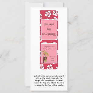 25 Mint Matchbooks Pink Hawaiian Luau Tropical