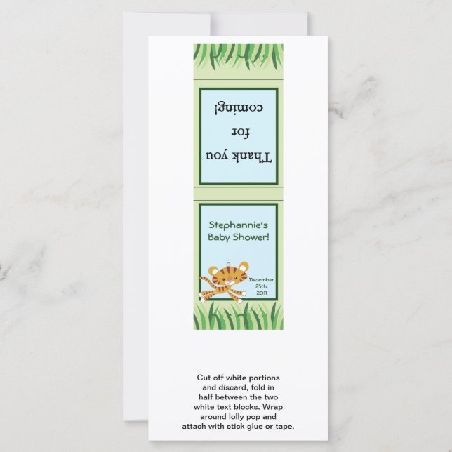 25 Mint Matchbooks Regenwald Dschungel Tier (Vorderseite)