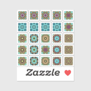 25 Mosaikfliesen 1 Aufkleber