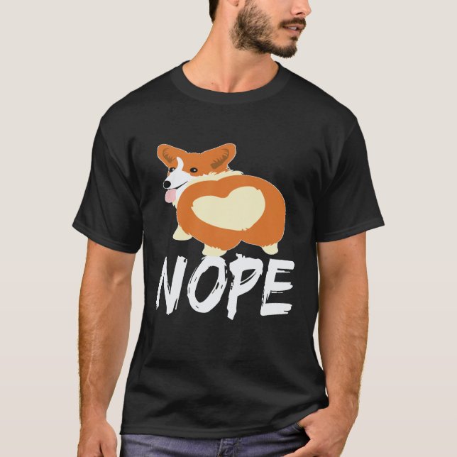 25 Nein - Corgi T-Shirt (Vorderseite)