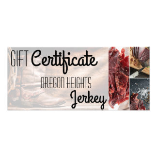 25 Pack Business Gift Certificate Cowboy Boots Bar Werbekarte