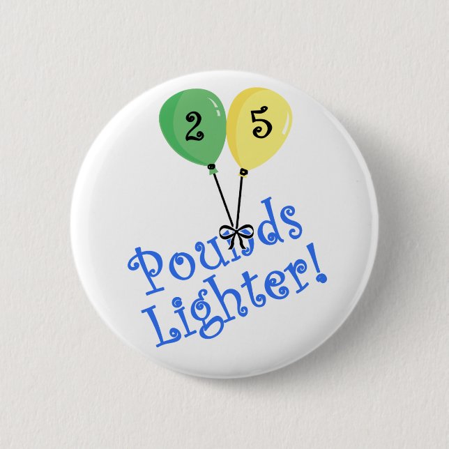 25 Pfund Feuerzeug- Button (Vorderseite)