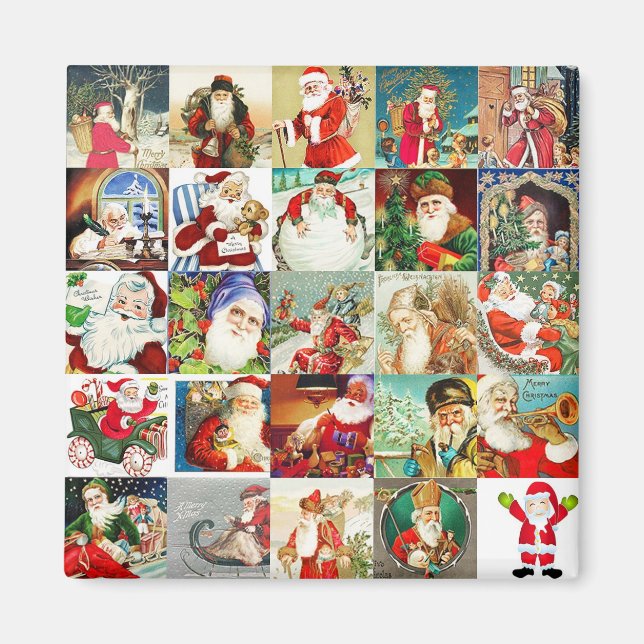 25 Santas Magnet (Vorne)