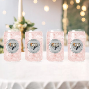 25. silberne Hochzeit + Foto Dosenglas