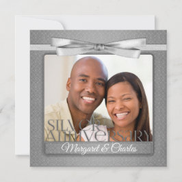 25. Silver Anniversary Celebration mit Foto Einladung
