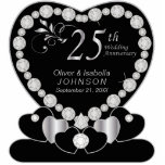 25. Silver-Jubiläum Freistehende Fotoskulptur<br><div class="desc">Table/Cake Topper - Frei-stehende Jubiläumsauswahlen. Ein großartiger Konversationsstart! Der bezaubernde Tischchen/Kuchentopper aus dem DY-Party wird beim Jubiläum des Ehepaars ein Riesenschlag sein. Wähle Deine Größe aus. ⭐ Dieses Produkt ist zu 100% benutzerdefinierbar. *****Klicken Sie auf die SCHALTFLÄCHE ANKLICKEN, um hinzuzufügen, zu löschen, zu verschieben, zu verändern, umzudrehen, zu drehen, etc......</div>