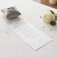 25. Silver Wedding Jubiläum