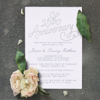 25. Silver Wedding Jubiläum Real