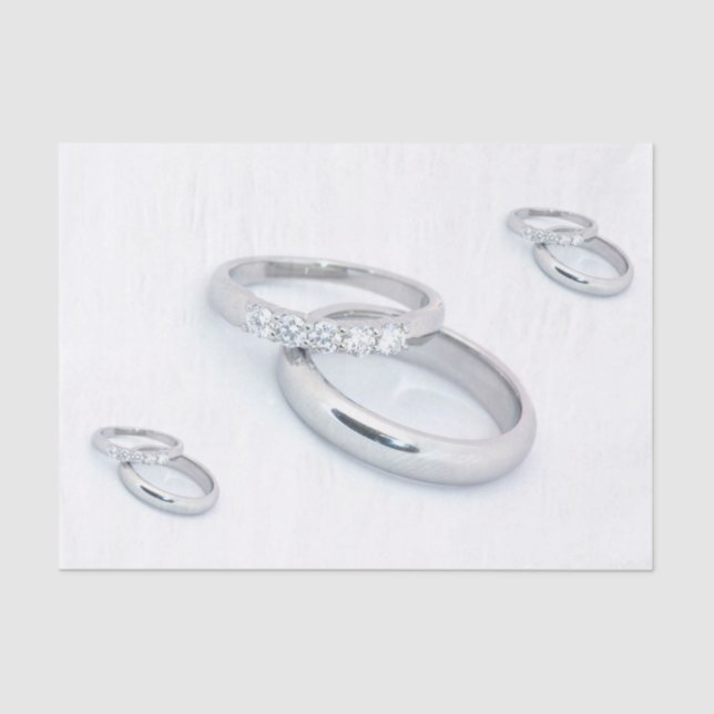 25. Silver Wedding Jubiläum Seidenpapier (Vorderseite)