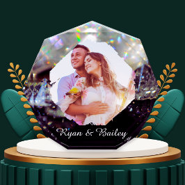 25th Wedding Anniversary Elegant Diamond Design Fotoblock