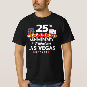 25th Wedding Anniversary Las Vegas Trip T-Shirt