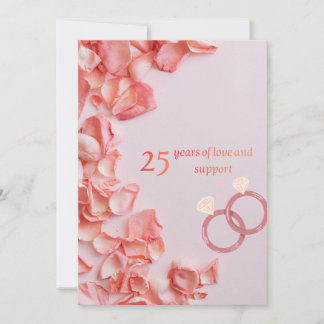 25th wedding greeting cards feiertagskarte