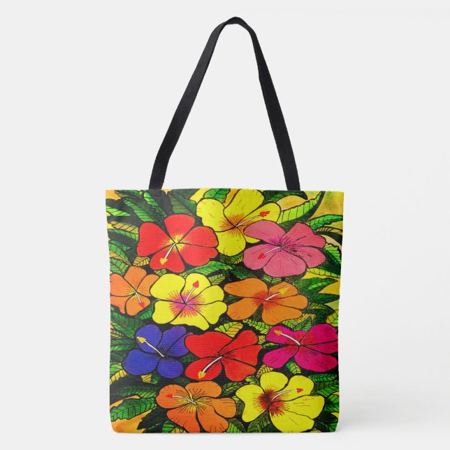 260 - Hibiskus Tasche (Vorderseite)